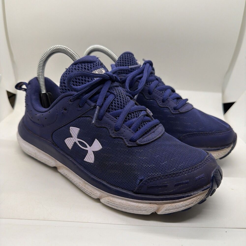 Under Armour Charged Assert 10 Womens Sz 7.5  Running Shoes  Blue/Nebula Purple